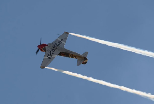 The Yak 3 Steadfast put on a solo display to the admiration of a very good crowd. (Steve Hitchen)