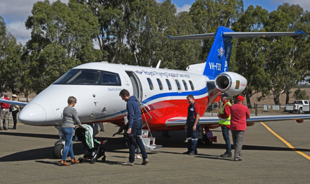 The RFDS contributed with a PC-24 on display. (Steve Hitchen)