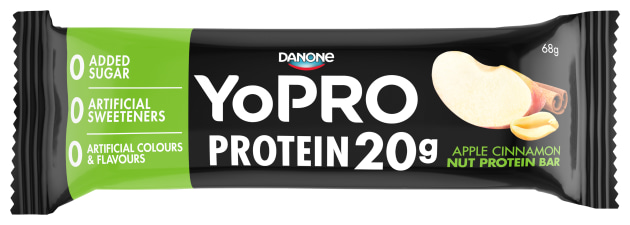 Danone has broadened its snack appeal with a new range of YoPro bars.