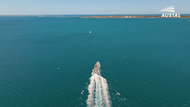 PBAT Sentinel underway off WA. 
Credit: Austal