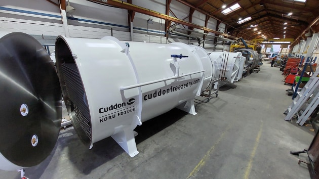Cuddon Freeze Dry is showcasing its new &lsquo;green&rsquo; range of commercial conductive batch freeze dryers aimed at the dairy industry.