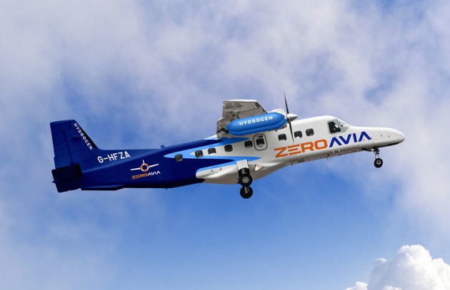 ZeroAvia is using Dornier 228s to develop hydrogen-electric power trains for regional airliners. (ZeroAvia)