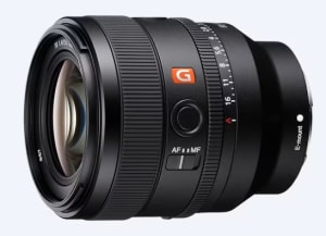 Sony FE 50mm f/1.4 GM lens