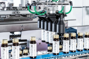 Flexible packaging line for functional drinks