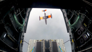 World-first remote carrier launch from flying A400M
