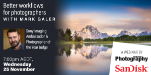 Join our free webinar: Better workflows with Mark Galer
