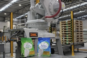 Oceania Dairy automates case packing and palletising