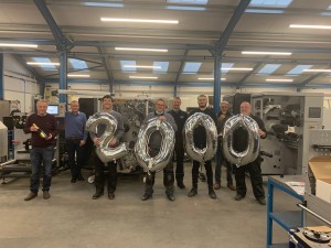 A B Graphic installs 2000th Vectra rewinder