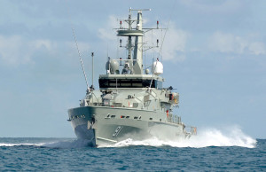 HMAS Bundaberg fire