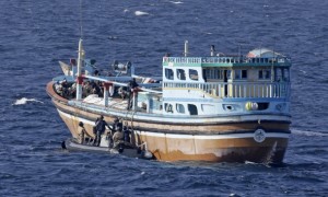 Australian and Pakistani warships work together in drug bust