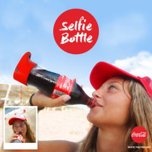 Coca-Cola launches scannable label and taps into selfies