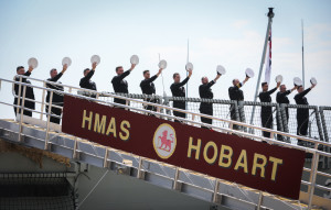 RAN welcomes DDG HMAS Hobart into the Fleet