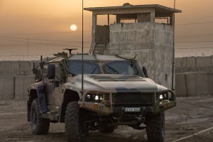 Hawkei trialled in the Middle East