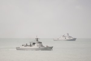 Chinese vessel points laser at ADF aircraft