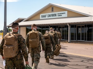 US Marines arrive in Darwin