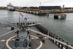 HMAS Anzac embarks on regional presence deployment