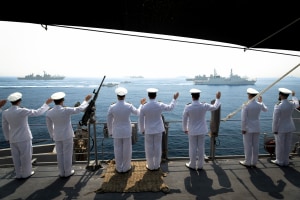 Australian Navy and Army commemorate 125 years of service