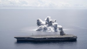 US Navy tests warship in 'Full Ship Shock Trial'