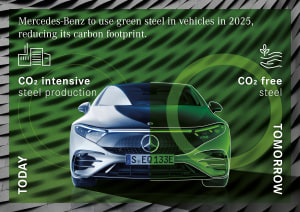 Mercedes-Benz 'green steel' first