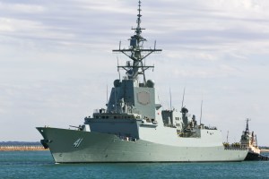 Brisbane begins sea trials