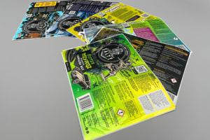 Label Power up for digital print award