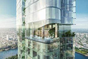 Emerald green tower for Brisbane