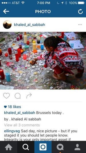Ethics of a photojournalist called into question once again