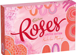 Cadbury Roses limited edition Indigenous design