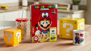 Super Mario box makes breakfast a game with NFC technology