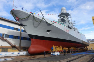 Eighth Italian FREMM launched