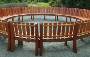 Tree Lover's Garden Bench