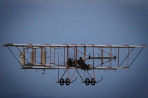 Boxkite Replica Flies at Point Cook