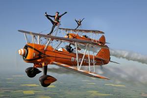 Breitling Wingwalkers Down to One Plane