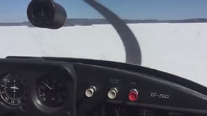 FRIDAY FLYING VIDEO: Cessna on a Frozen Lake