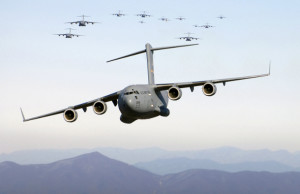 C-17 flight formation to save fuel?