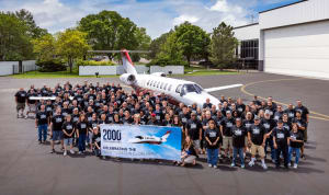 Cessna celebrates 2000th Citation CJ