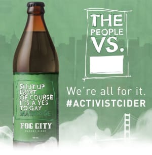 Activist cider range puts politics front and centre