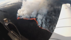 FRIDAY FLYING VIDEO: Iceland Volcano
