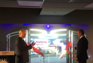 Raytheon immersive 3D VR cave opened 