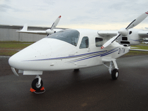 Tecnam working on P2006T Twin simulator