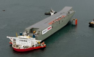 LHD01 arrives in Australia