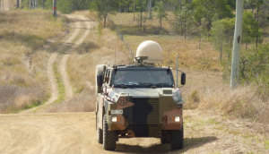 EMS demos satcom-on-the-move