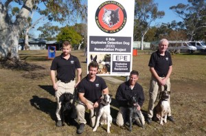 EPE successfully delivers explosive detection dog training to Australian Army