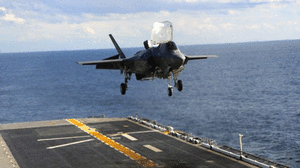 F-35B makes first deck landing