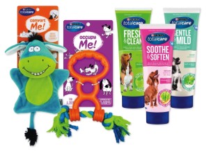 Pet shampoo bottles scrub up a treat