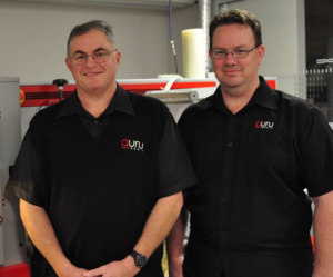 Guru assisting printers into labels with marketing
