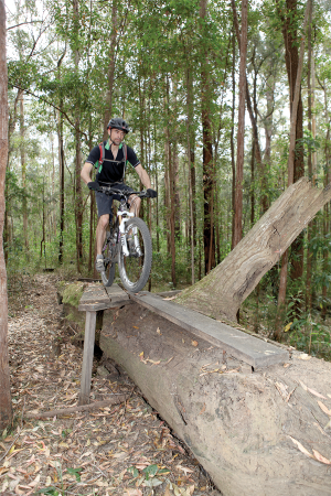 Ride Skinny Trail Features!