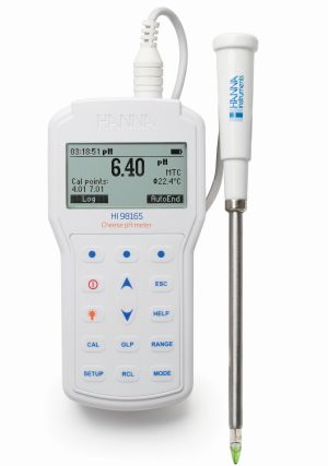 Portable pH metres for milk and dairy testing