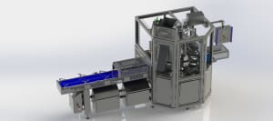 No-spill salad tray filler