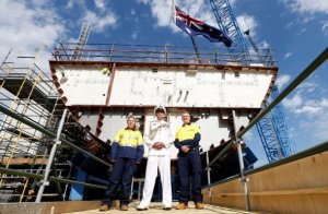 Second AWD keel laid